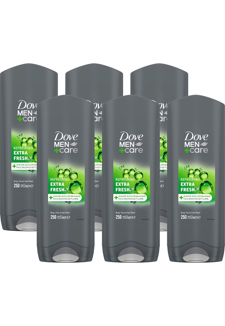 Gel de dus  Men + Care Extra Fresh - 6x250 ml