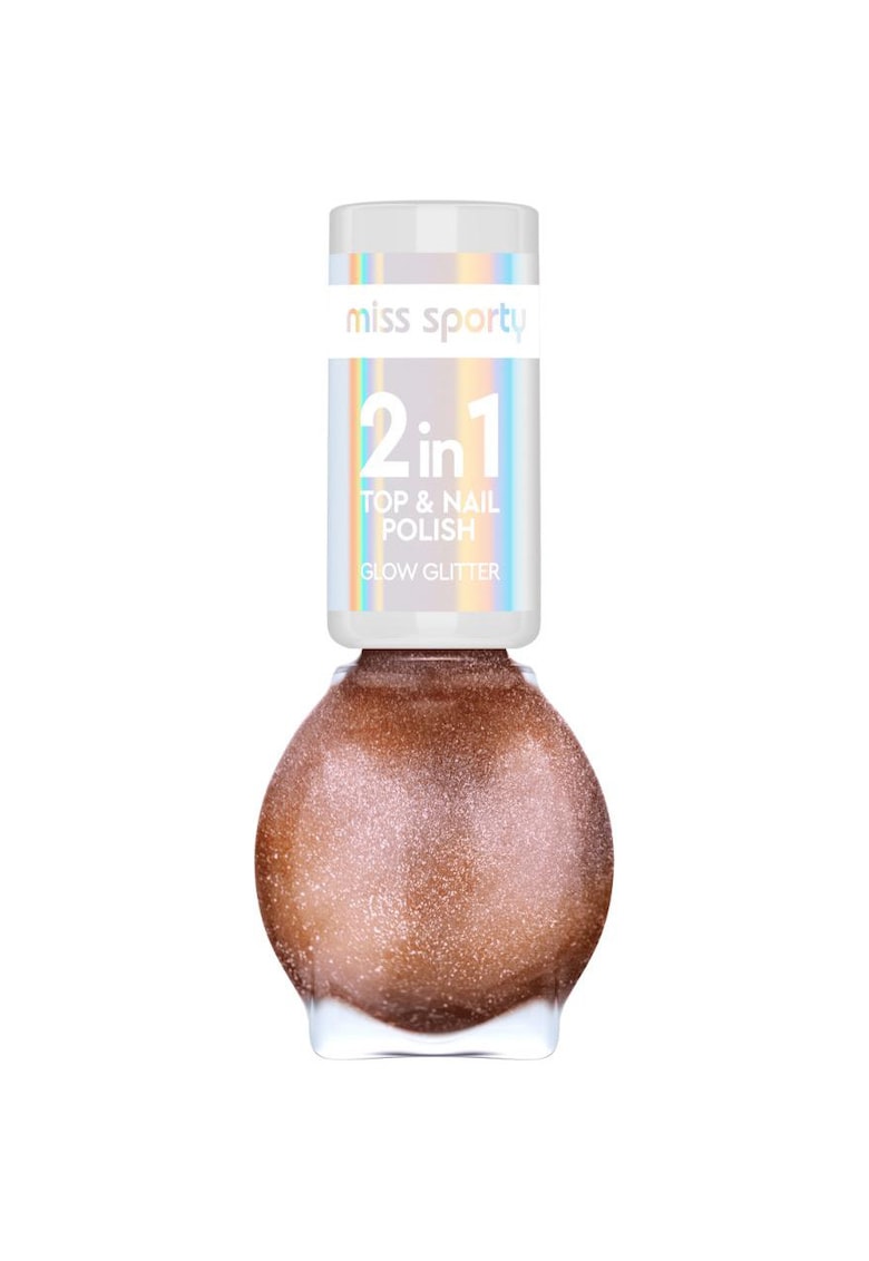Lac De Unghii  Glow Glitter - 7 ml - Auriu