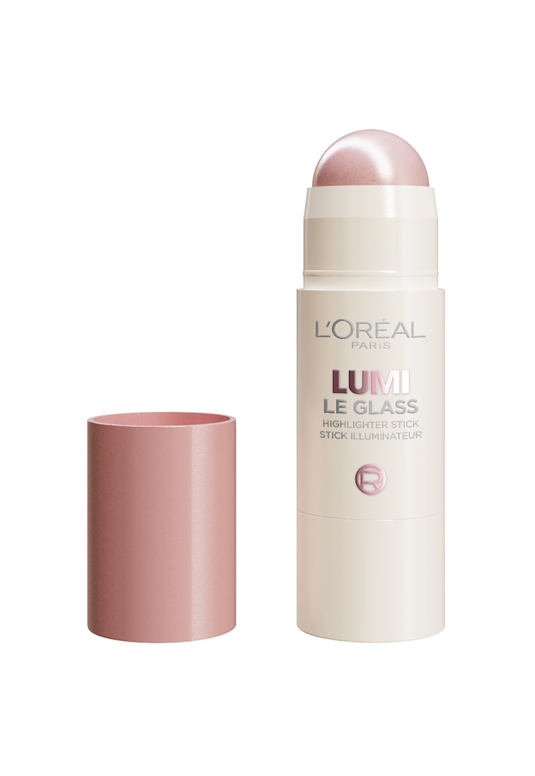 Baton iluminator multifunctional  Lumi Le Glass - 5 gr - Glassy Pink Ballet
