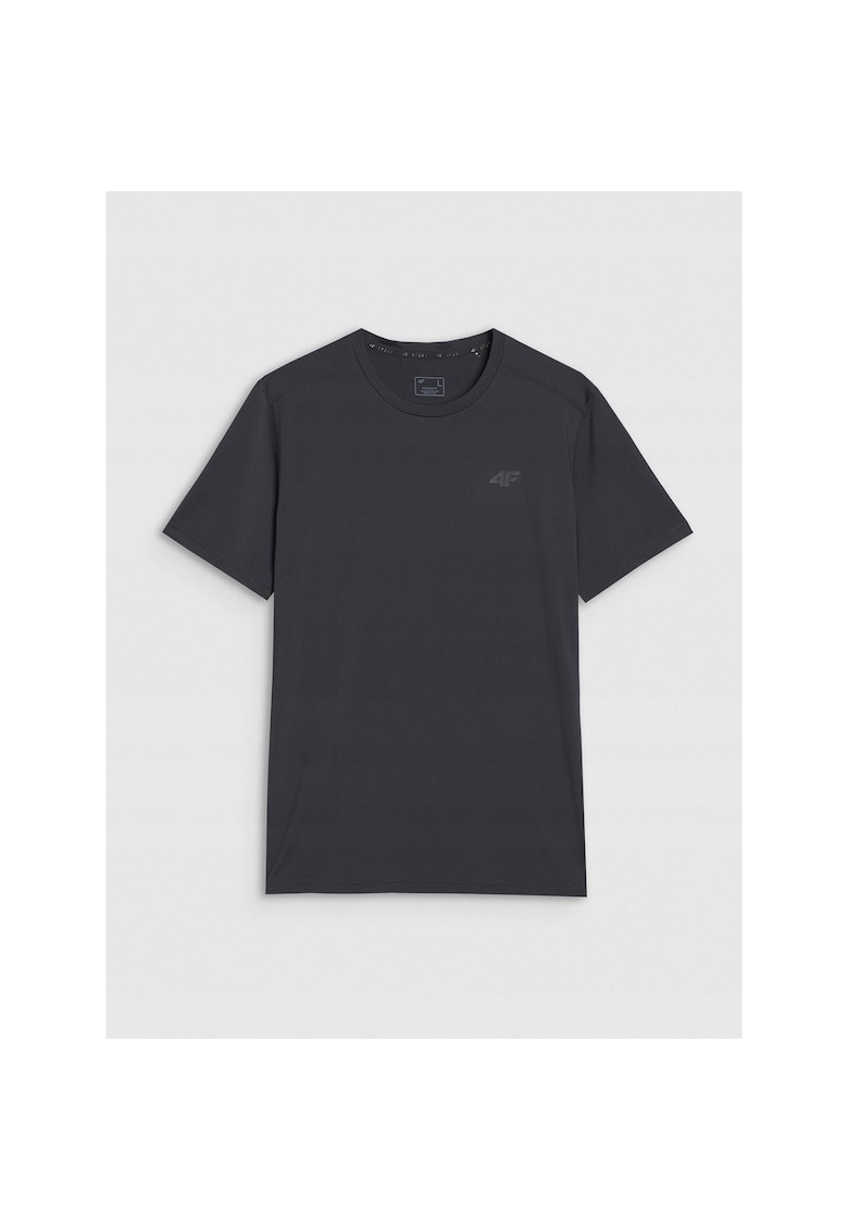 Tricou sport  uscare rapida - negru - material sintetic