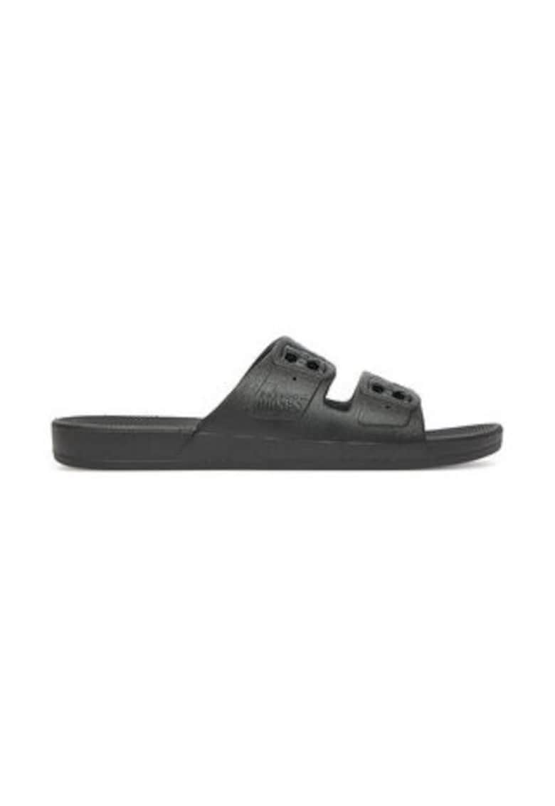 Papuci dama -  negru - plastic