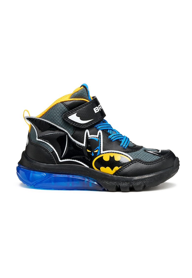 Oferte la Pantofi sport cu model si LED-uri - Negru/Galben sofran/Albastru petrol
