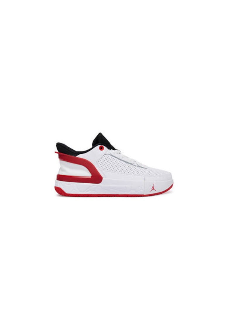 Pantofi sport copii -  baschet - piele naturala - alb
