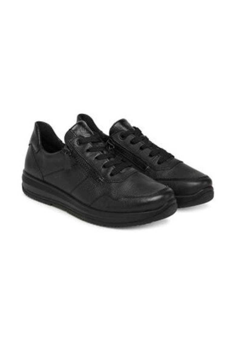 Tenisi de dama -  305490698 - piele naturala - negru