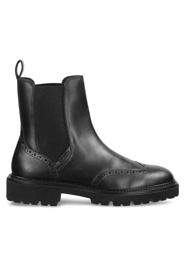 Ghete dama 305605153 -  Piele naturala - Negru
