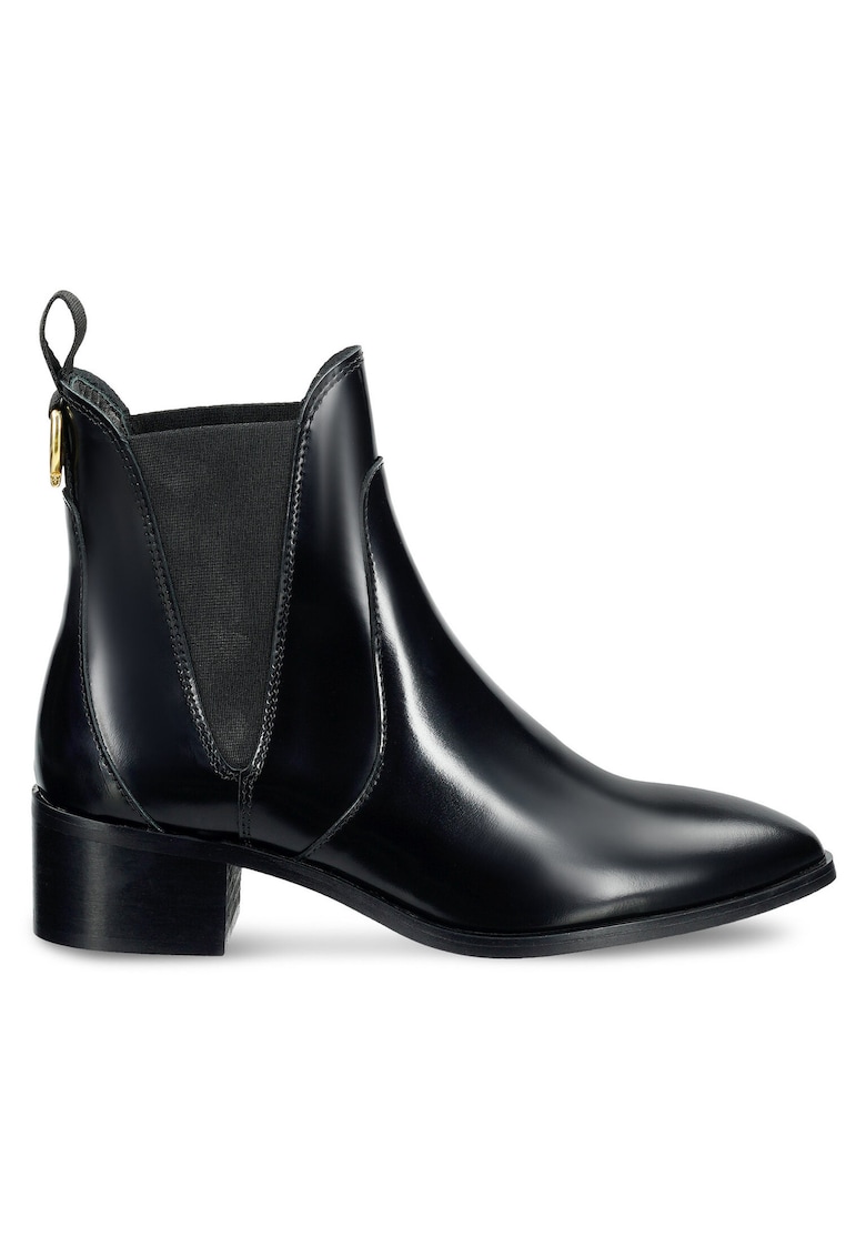 Botine dama 305605115 -  Piele naturala - Negru