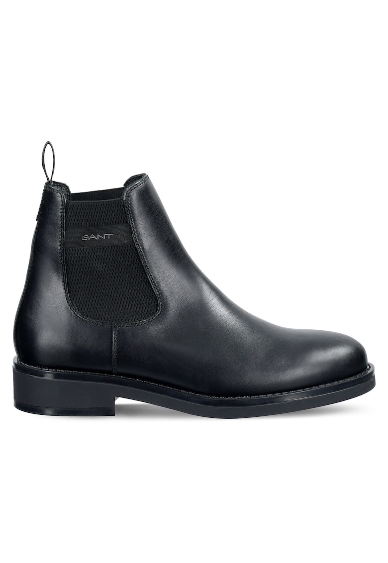 Ghete Chelsea barbati -  piele naturala - negru