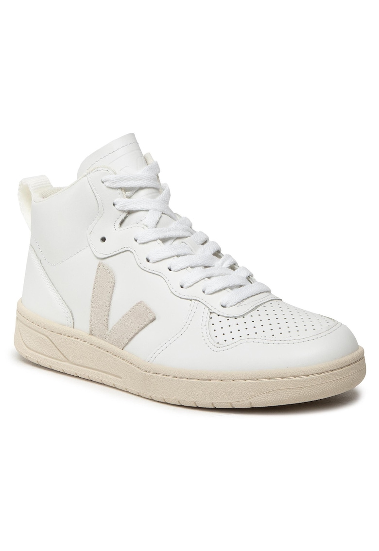 Tenisi unisex -  301484783 - piele naturala - alb/bej