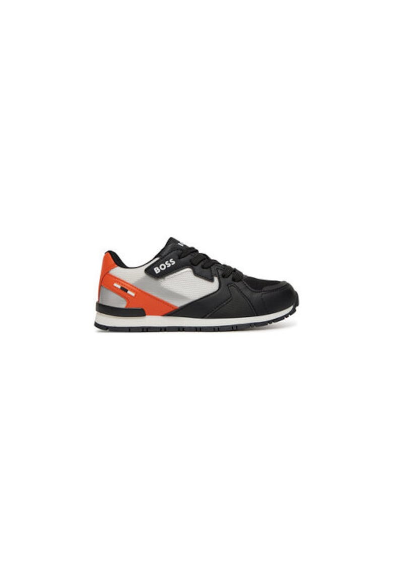 Pantofi baieti 304696176 -  Piele ecologica - Negru