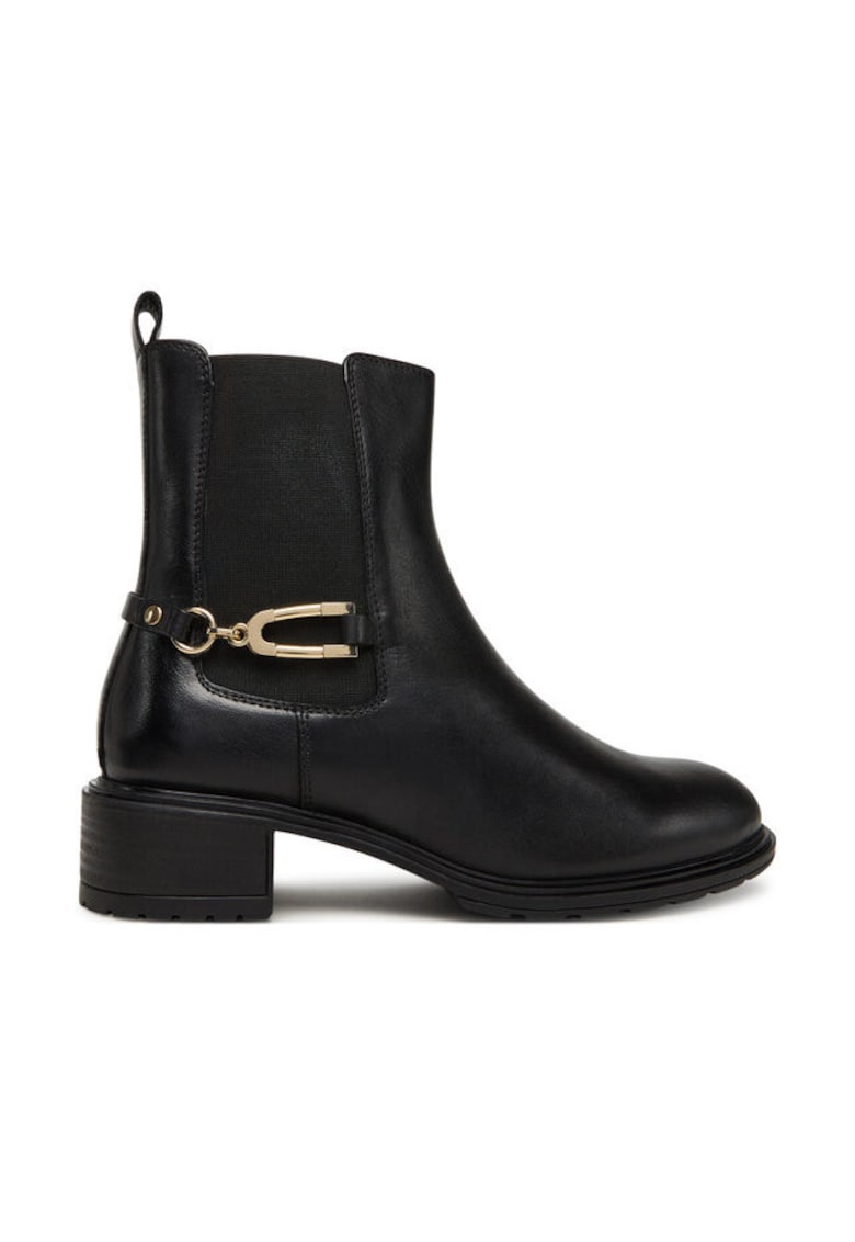 Botine dama -  negru - piele naturala