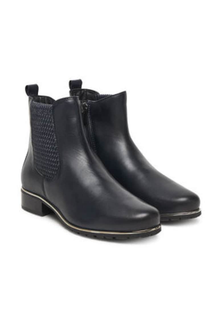 Ghete dama 305449221 -  Piele naturala - Negru