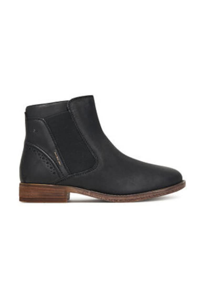 Botine dama -  negru - material piele naturala
