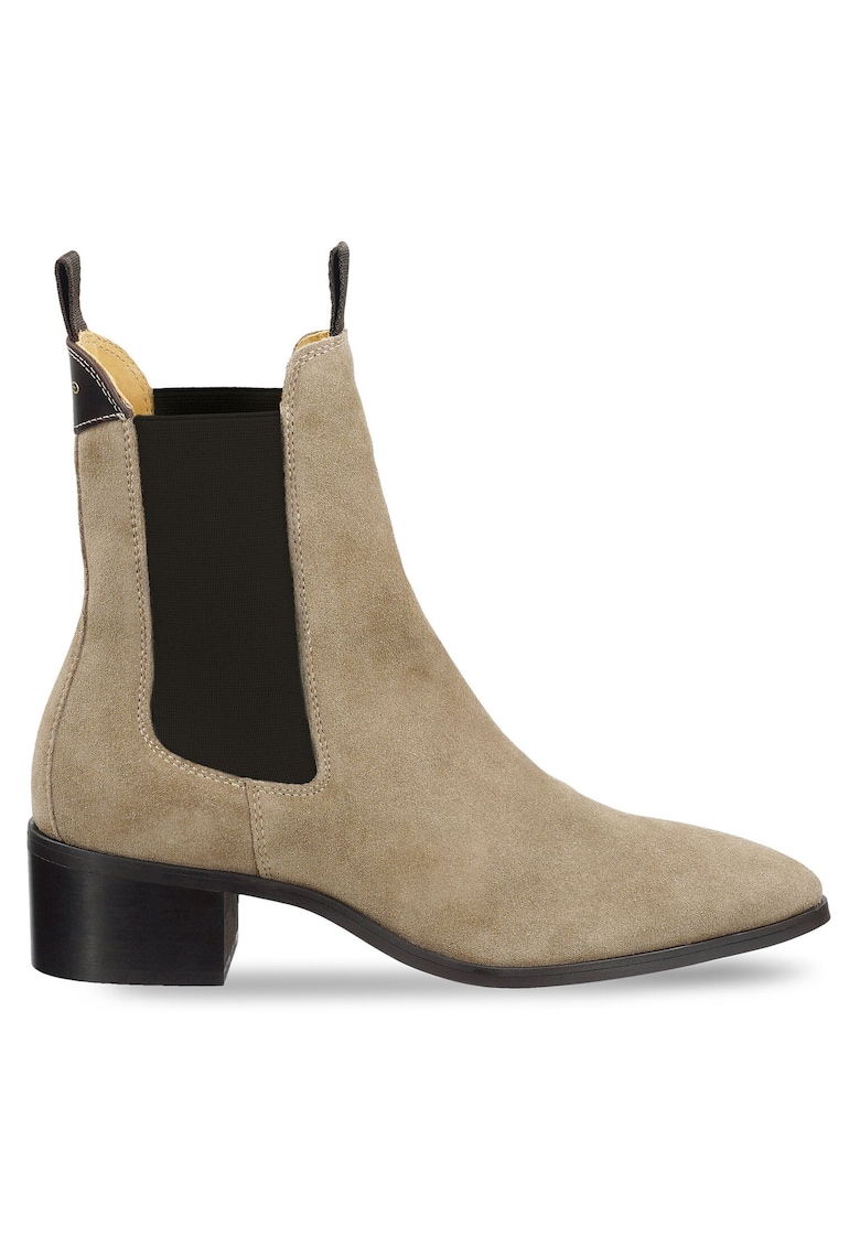Botine dama 305605214 -  Piele naturala - Bej