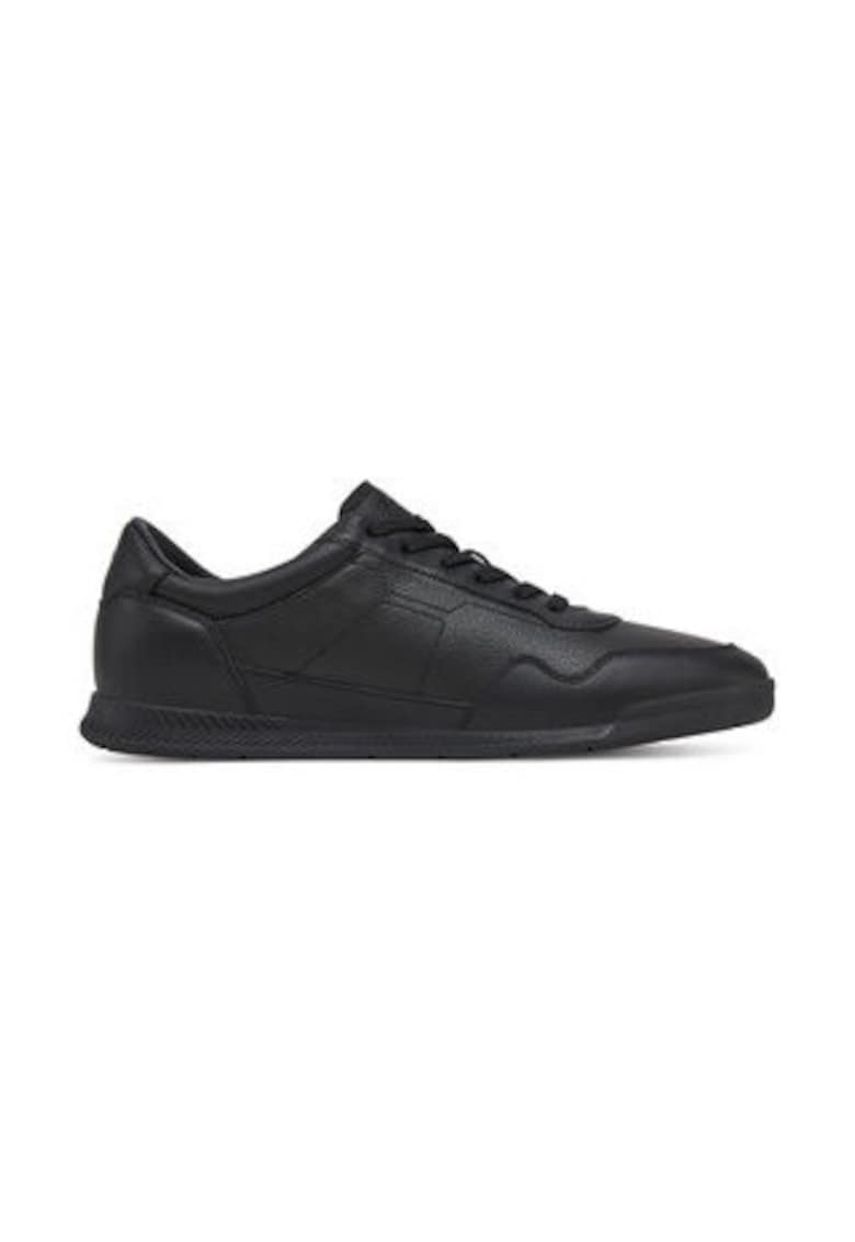 Tenisi barbatesti -  304950070 - piele ecologica - negru