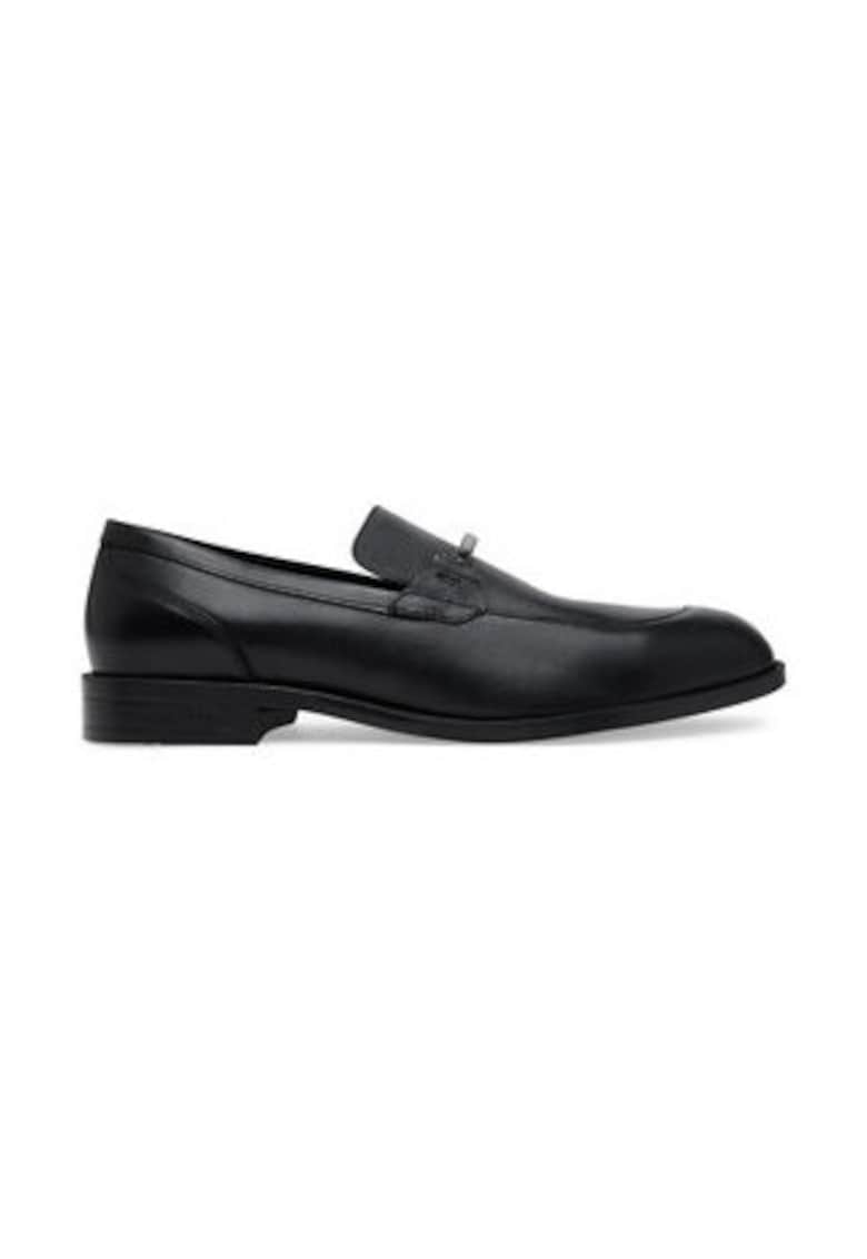 Pantofi barbatesti -  piele naturala - negru - design clasic -