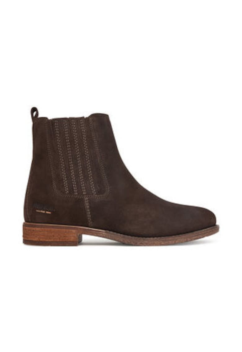 Botine dama 305450142 -  Piele naturala - Maro