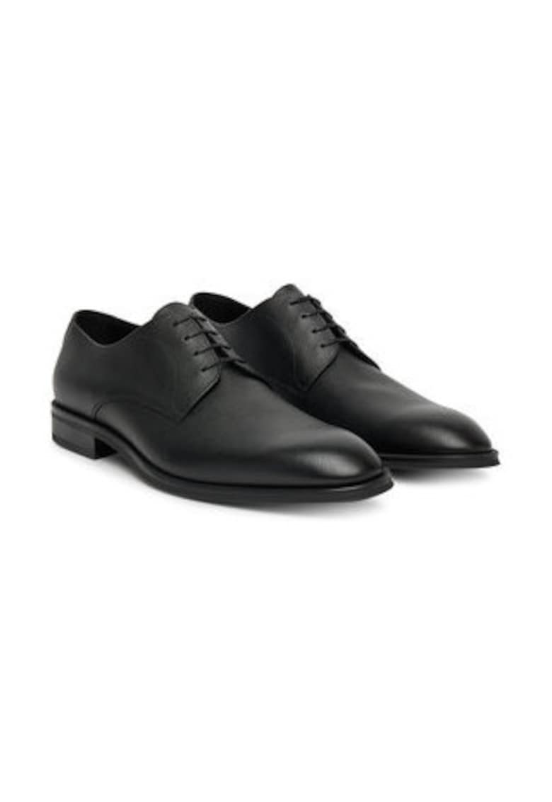 Pantofi barbatesti -  piele naturala - negru - confortabili
