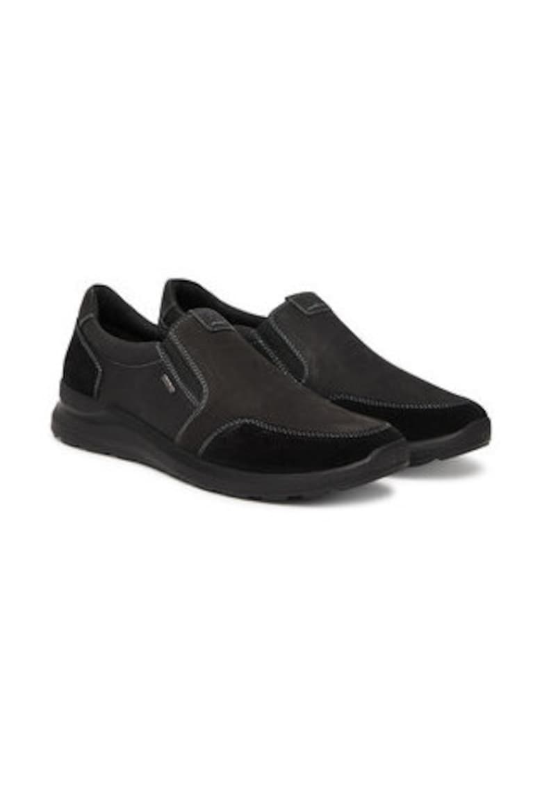 Pantofi barbatesti -  material piele naturala - negru