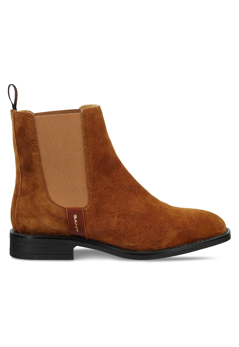 Botine dama 305604019 -  Piele naturala - Maro