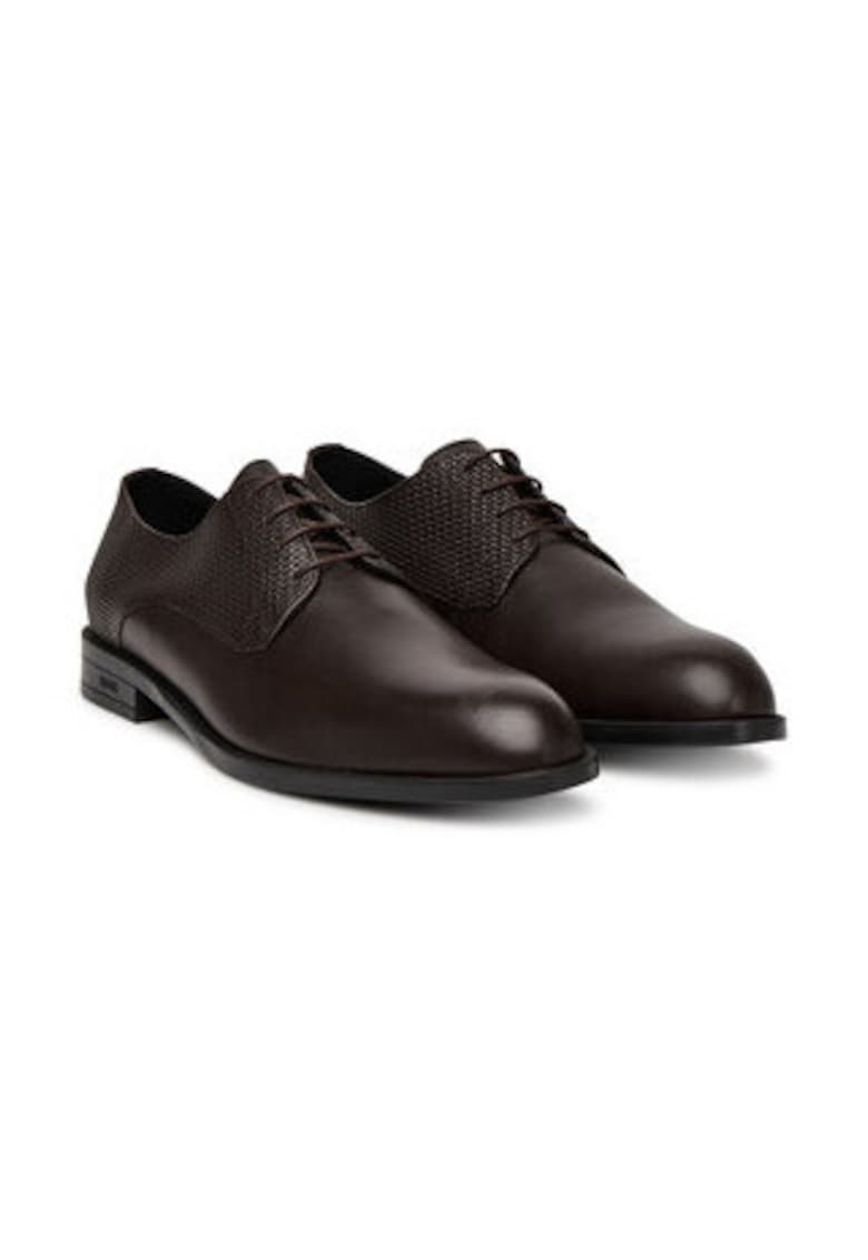 Oferte la Pantofi barbatesti -  piele naturala - maro inchis