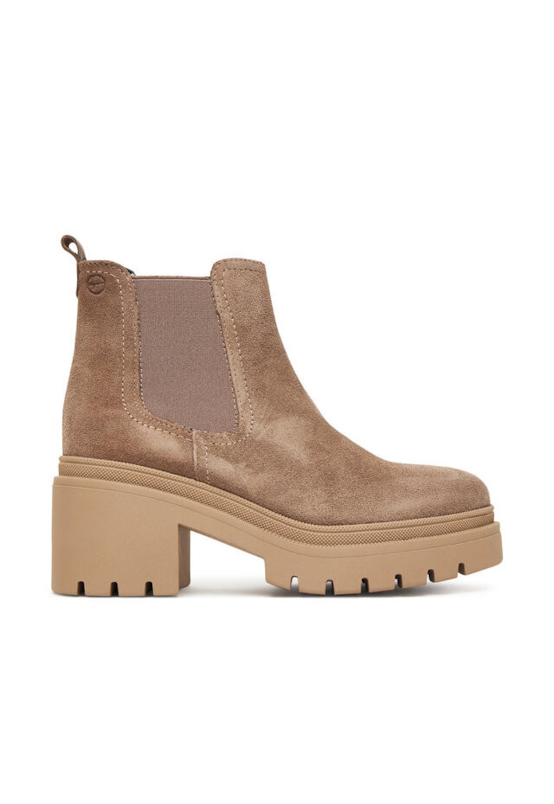 Ghete dama 305412188 -  Piele naturala - Maro