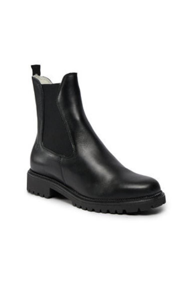 Botine dama 303142582 -  Piele naturala - Negru -