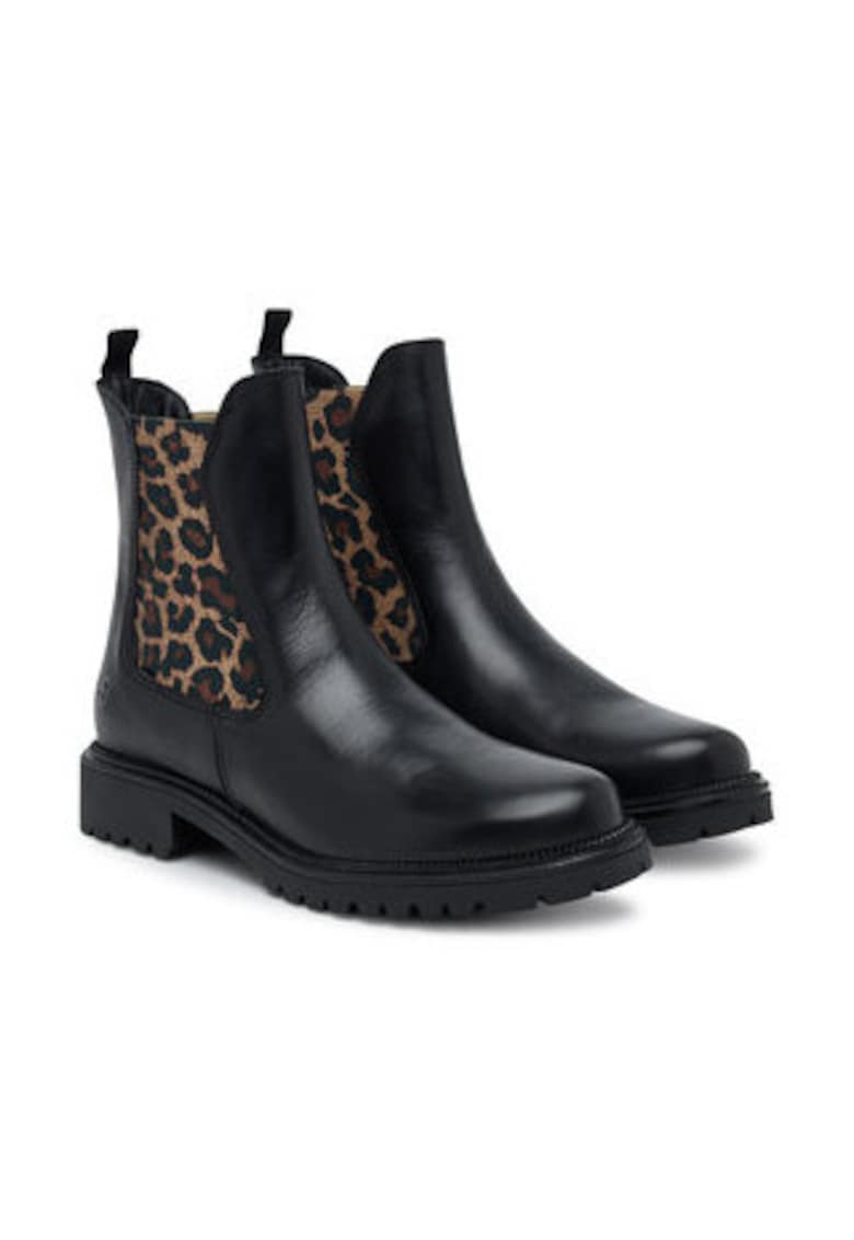 Botine dama 305246745 -  Piele naturala - Negru