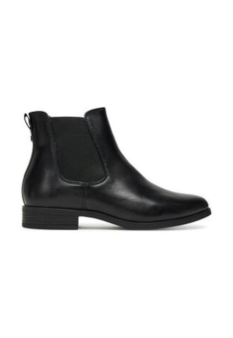 Ghete dama -  piele naturala - negre
