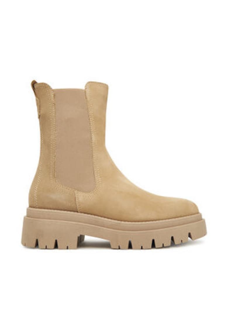 Ghete dama 305412591 -  Piele naturala - Bej -