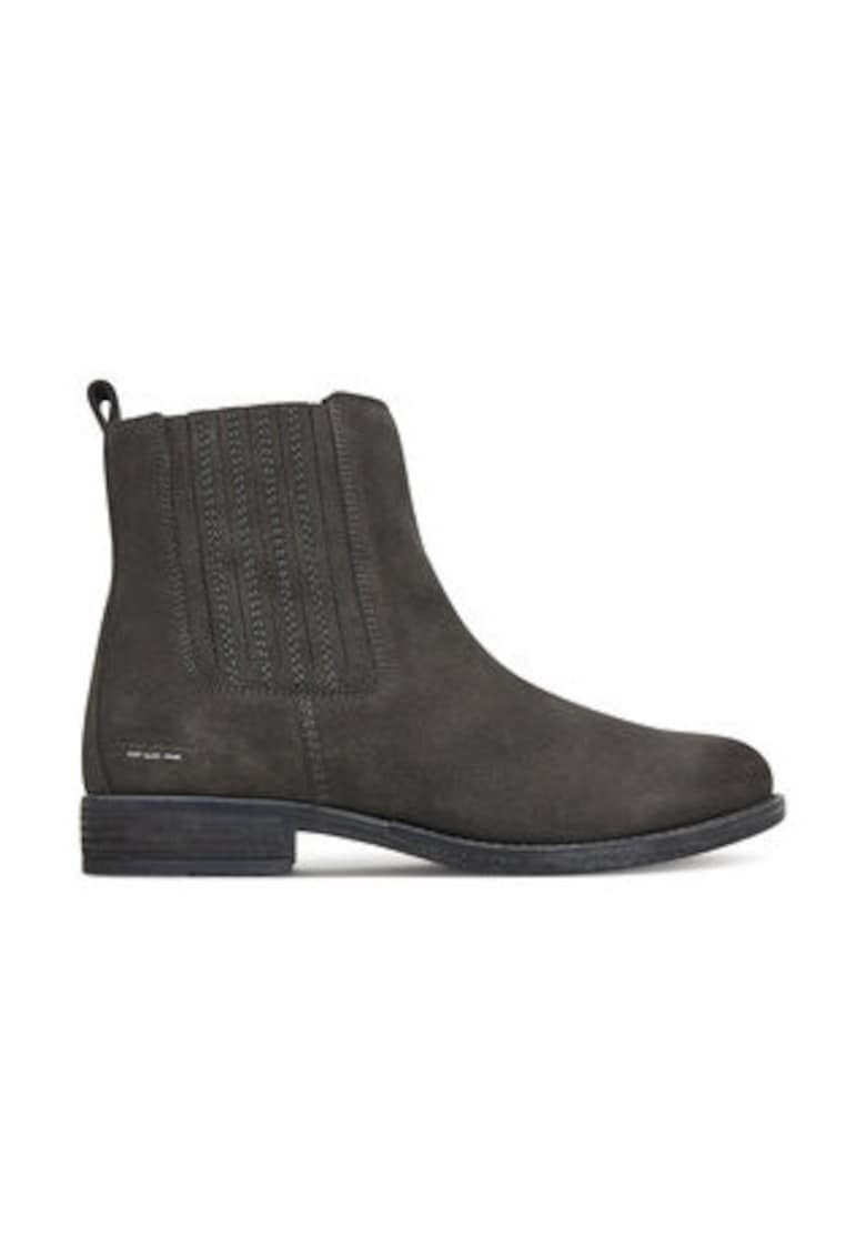 Botine dama 305450166 -  Piele naturala - Gri inchis