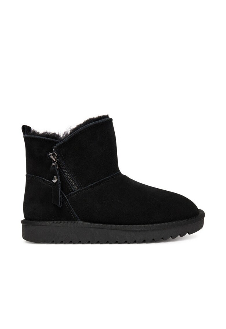 Ghete dama 305490872 -  Piele naturala - Negru