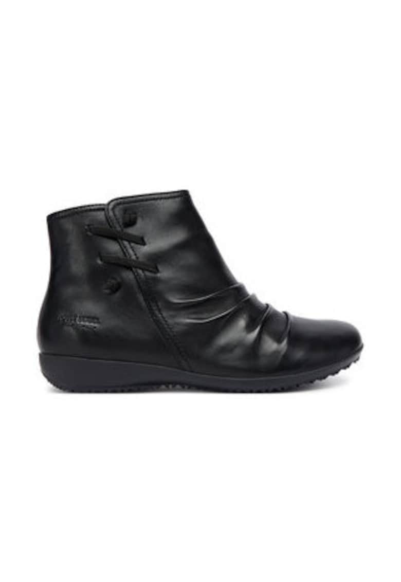 Botine dama -  negru - piele naturala
