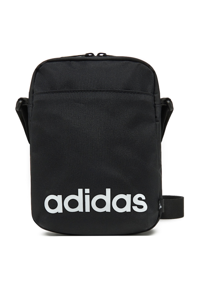 Geanta crossbody cu imprimeu logo supradimensionat