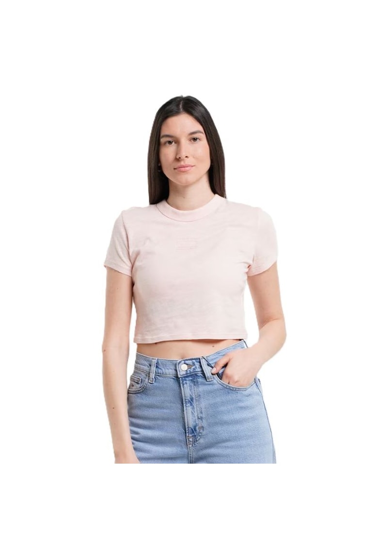 Tricou  pentru Femei - tjw slim crp gmd tonalflag ext - DW0DW20329-TH3 - Roz - Roz