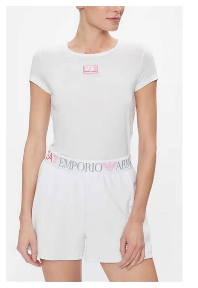 Tricou dama -  alb - 33% viscoza - 5% elastan