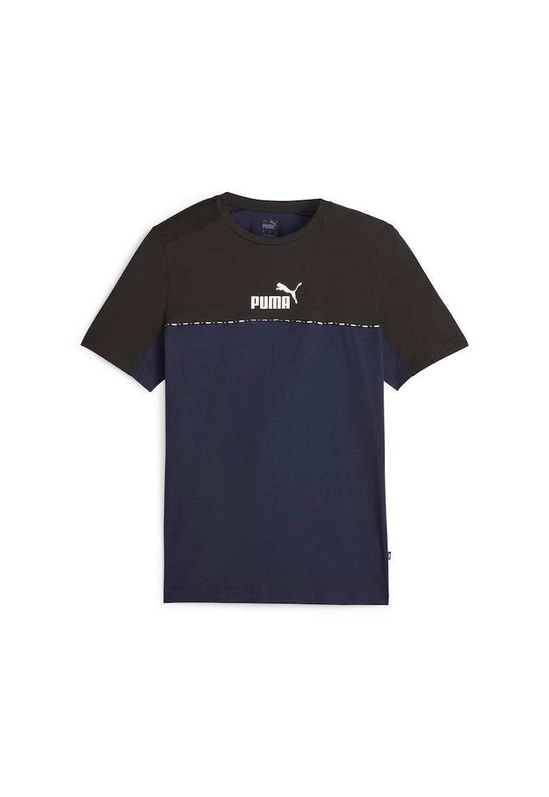 Tricou  ESS BLOCK x TAPE Tee - 673341-06 - Barbati - Albastru - Albastru