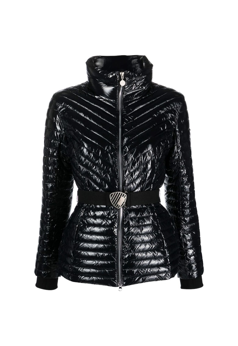 Geaca  pentru Femei - w jacket medium padded belt - 6RTB12-TNEQZ-1200 - Negru - Negru
