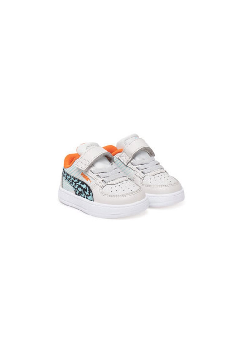 Pantofi sport baieti  400598 - Piele ecologica - Gri