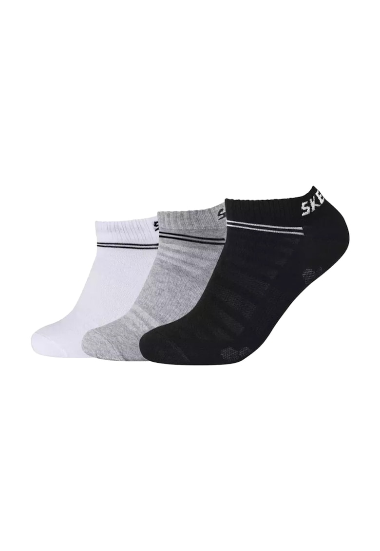 Set de sosete -  3PPK Mesh Ventilation Socks SK43022-9996 - Alb - 3 buc - Multicolor