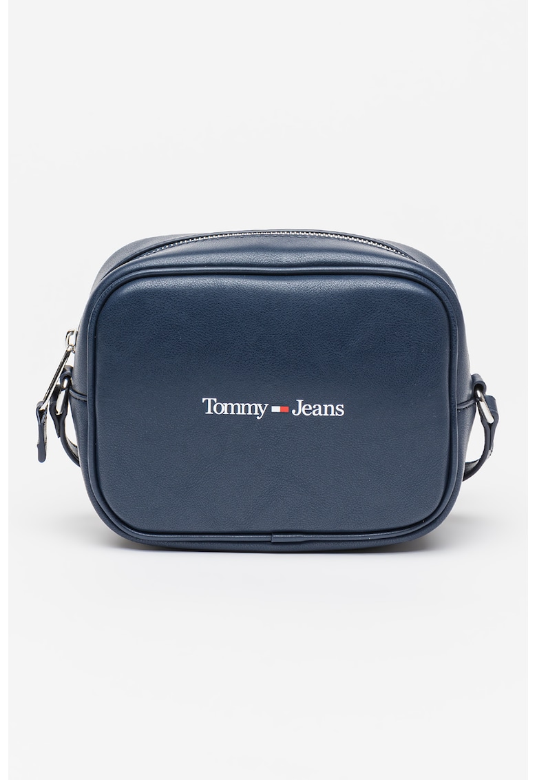 Geanta crossbody de piele ecologica - Bleumarin