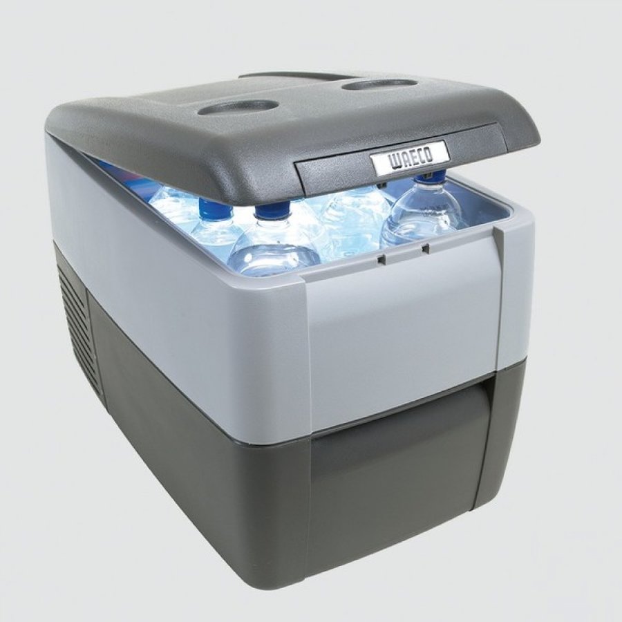 Lada frigorifica Frigider auto cu compresor CDF-36, 31L, 12/24V DC, cu display Argintie