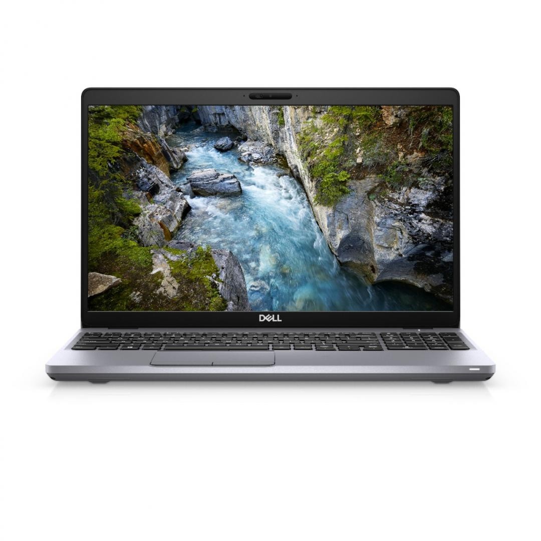 Laptop DELL, PRECISION 3551, Intel Core i7-10750H, 2.60 GHz, HDD: 256 GB, RAM: 16 GB, video: Intel UHD Graphics, nVIDIA Quadro M620, webcam