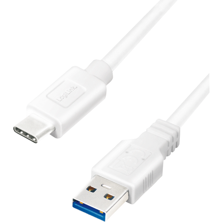 Cablu de date CU0177 USB 3.2 USB-A la USB-C 3m White