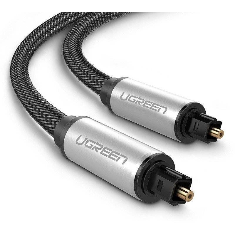 Cablu de date AV108 Optical Toslink, tata S/PDIF, 1.5m, Gri