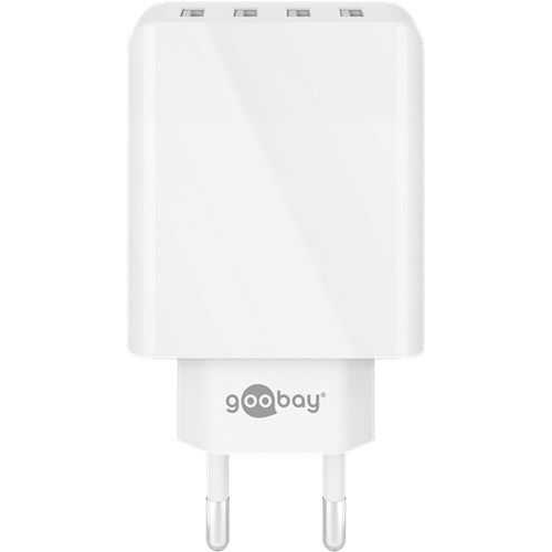 Incarcator Retea W43001WE Design Slim 4x USB-A 30W Alb
