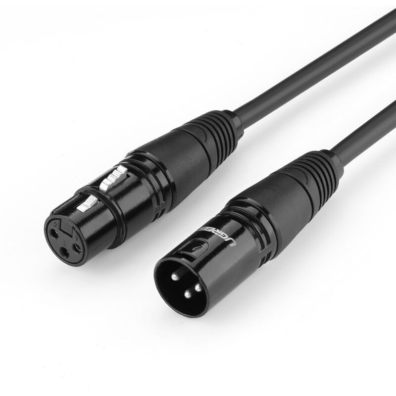 Cablu de date AV130B, XLR mama la XLR tata, 3 m, Negru