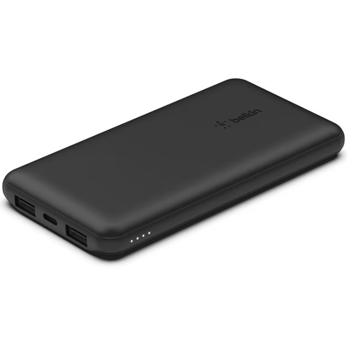 Acumulator Extern BOOST CHARGE 10000mAH USB-C 15W Dual USB-A 15cm Negru