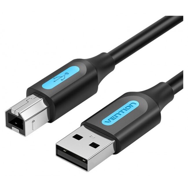 Cablu SB-A 2.0 - USB-B 3m  480Mbps Negru