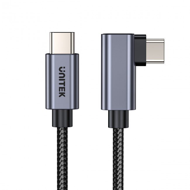 Cablu Date USB-C  90 Grade  PD100W  0.5m Negru