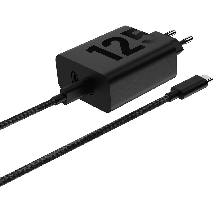 Incarcator TurboPower 125W Duo Charger Universal AC Fast Charging Indoor Negru